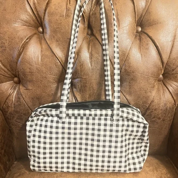 BAGGU bowler bag - smaller size - gingham - Picture 3 of 4